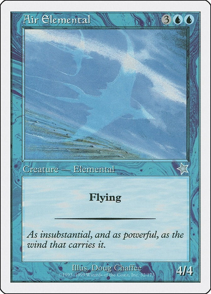 Image for Air Elemental (Starter 1999) (32) - Magic: The Gathering