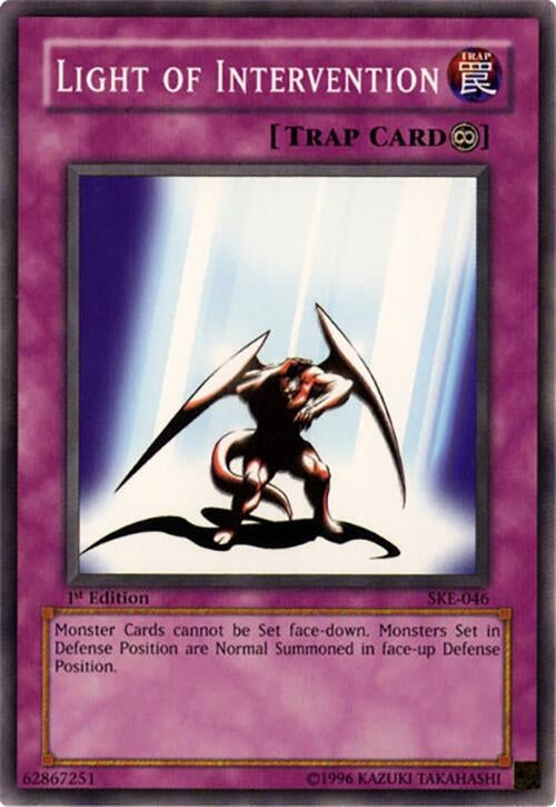 Image for Light of Intervention (Starter Deck: Kaiba Evolution) (SKE-046) - YuGiOh