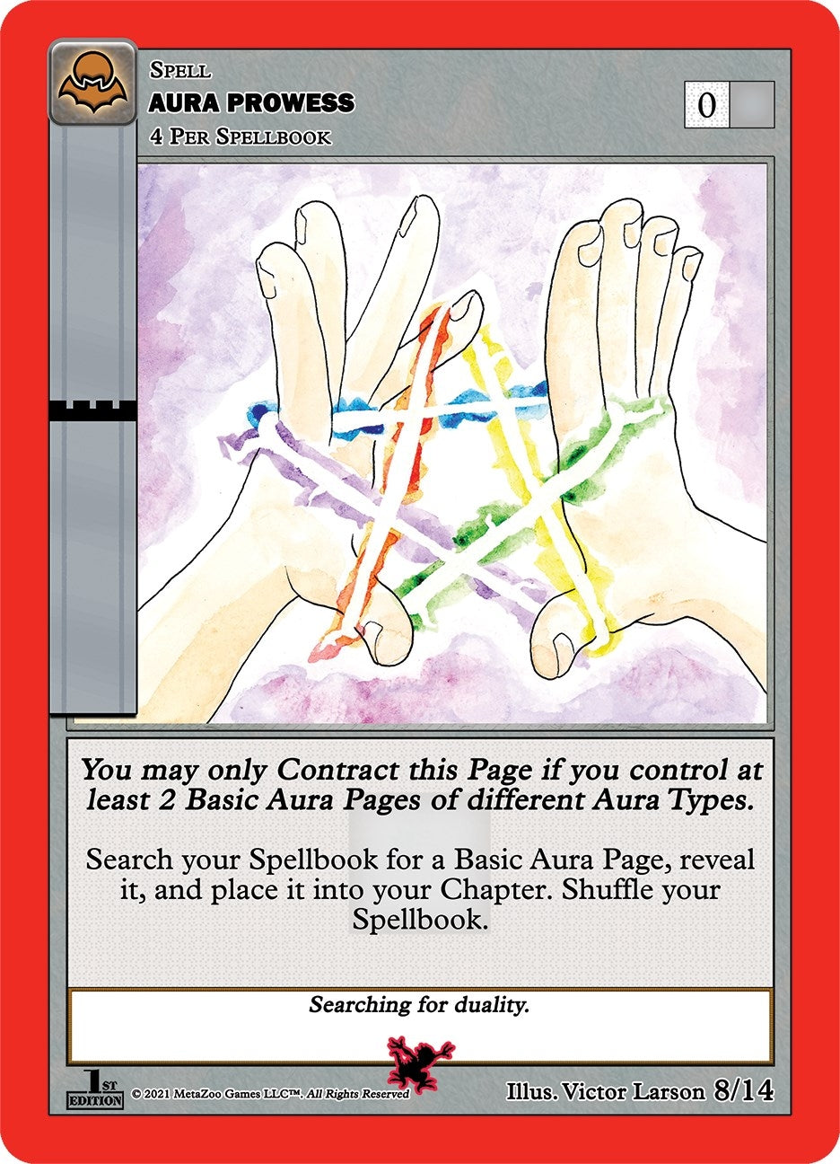Image for Aura Prowess (Moca Vampire) (Nightfall: First Edition Release Event Deck) (8/14) - MetaZoo