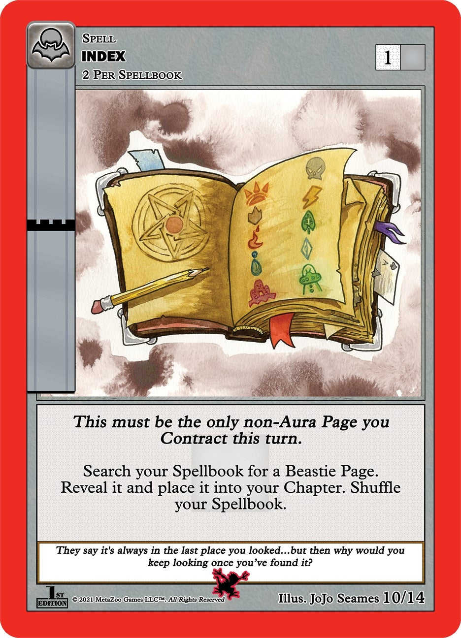 Image for Index (Nightfall: First Edition Release Event Deck) (10/14) - MetaZoo