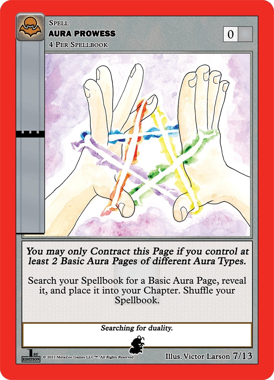 Image for Aura Prowess (Garson Invader) (Nightfall: First Edition Release Event Deck) (7/13) - MetaZoo