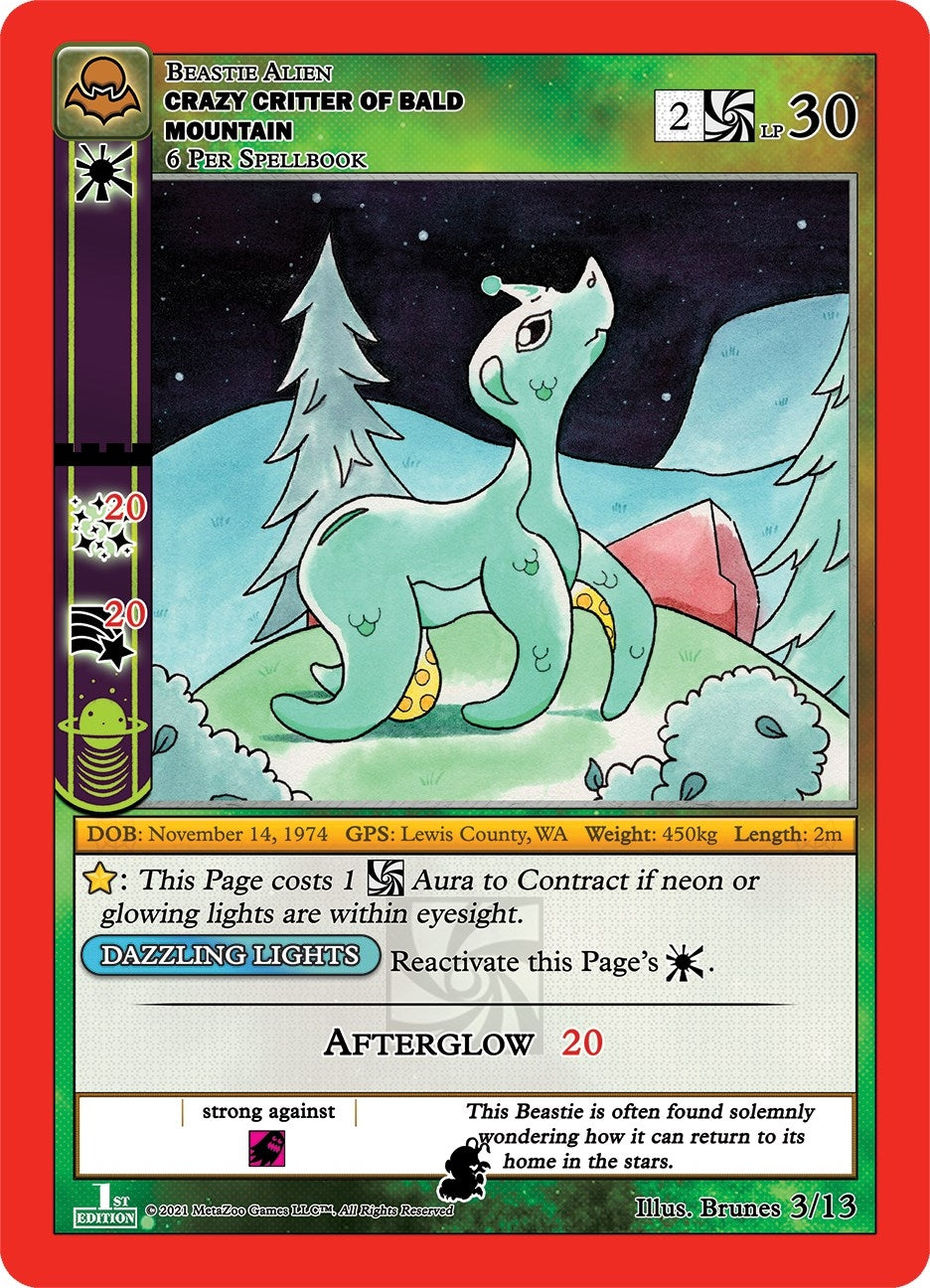 Image for Crazy Critter of Bald Mountain (Nightfall: First Edition Release Event Deck) (3/13) - MetaZoo
