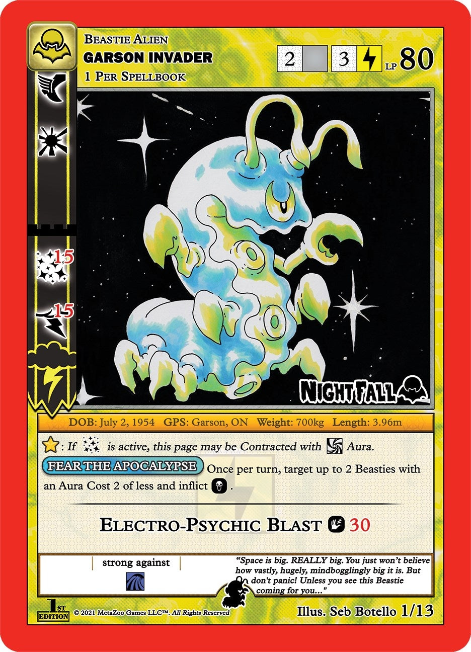 Image for Garson Invader (Nightfall: First Edition Release Event Deck) (1/13) - MetaZoo