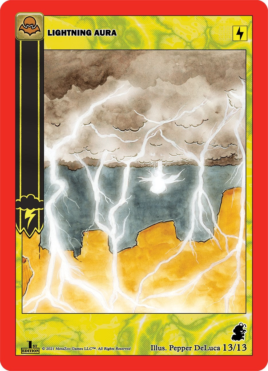 Image for Lightning Aura (Nightfall: First Edition Release Event Deck) (13/13) - MetaZoo