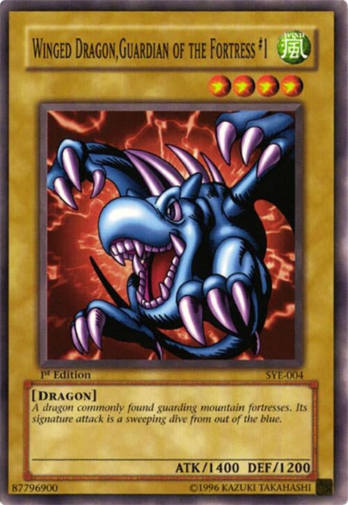 Image for Winged Dragon, Guardian of the Fortress #1 (Starter Deck: Yugi Evolution) (SYE-004) - YuGiOh