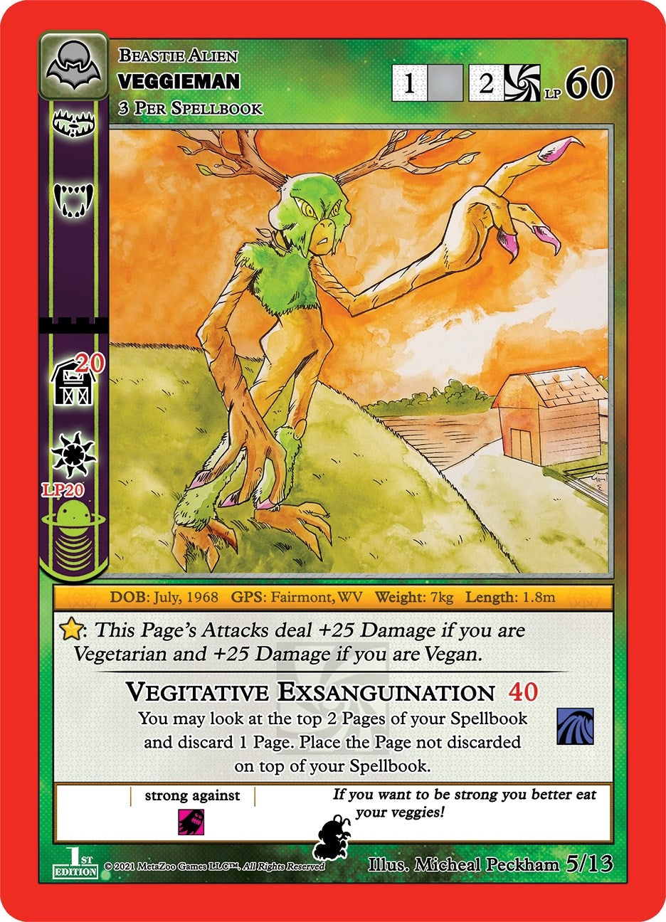 Image for Veggieman (Nightfall: First Edition Release Event Deck) (5/13) - MetaZoo