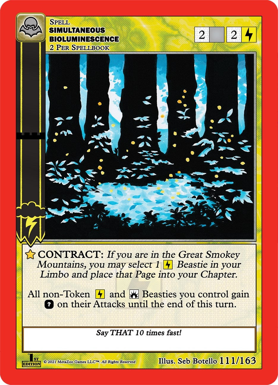 Image for Simultaneous Bioluminescence (Nightfall: First Edition) (111/163) - MetaZoo
