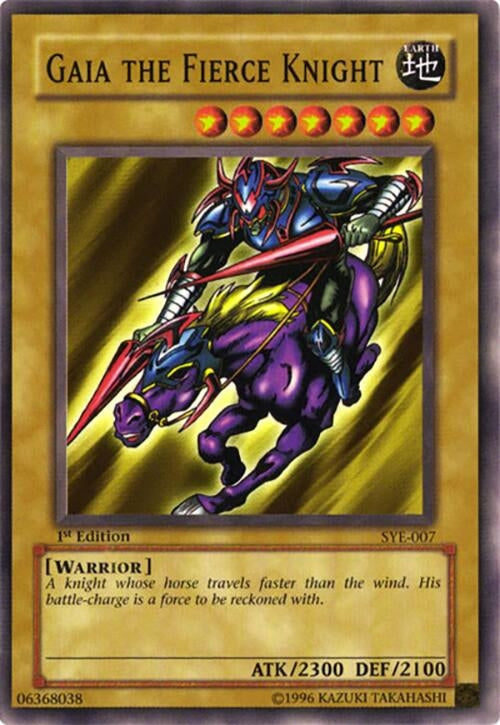 Image for Gaia The Fierce Knight (Starter Deck: Yugi Evolution) (SYE-007) - YuGiOh