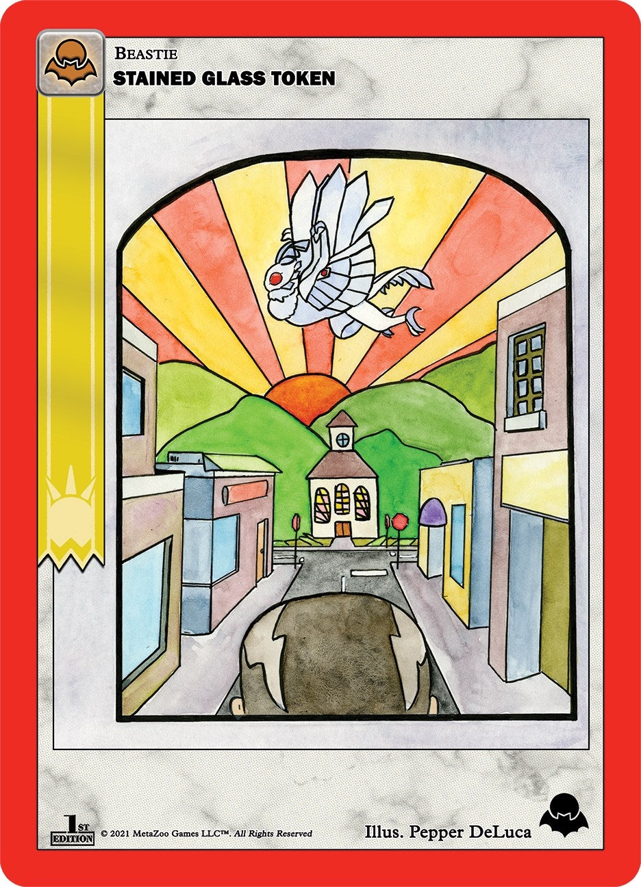 Image for Stained Glass Token (Nightfall: First Edition) - MetaZoo