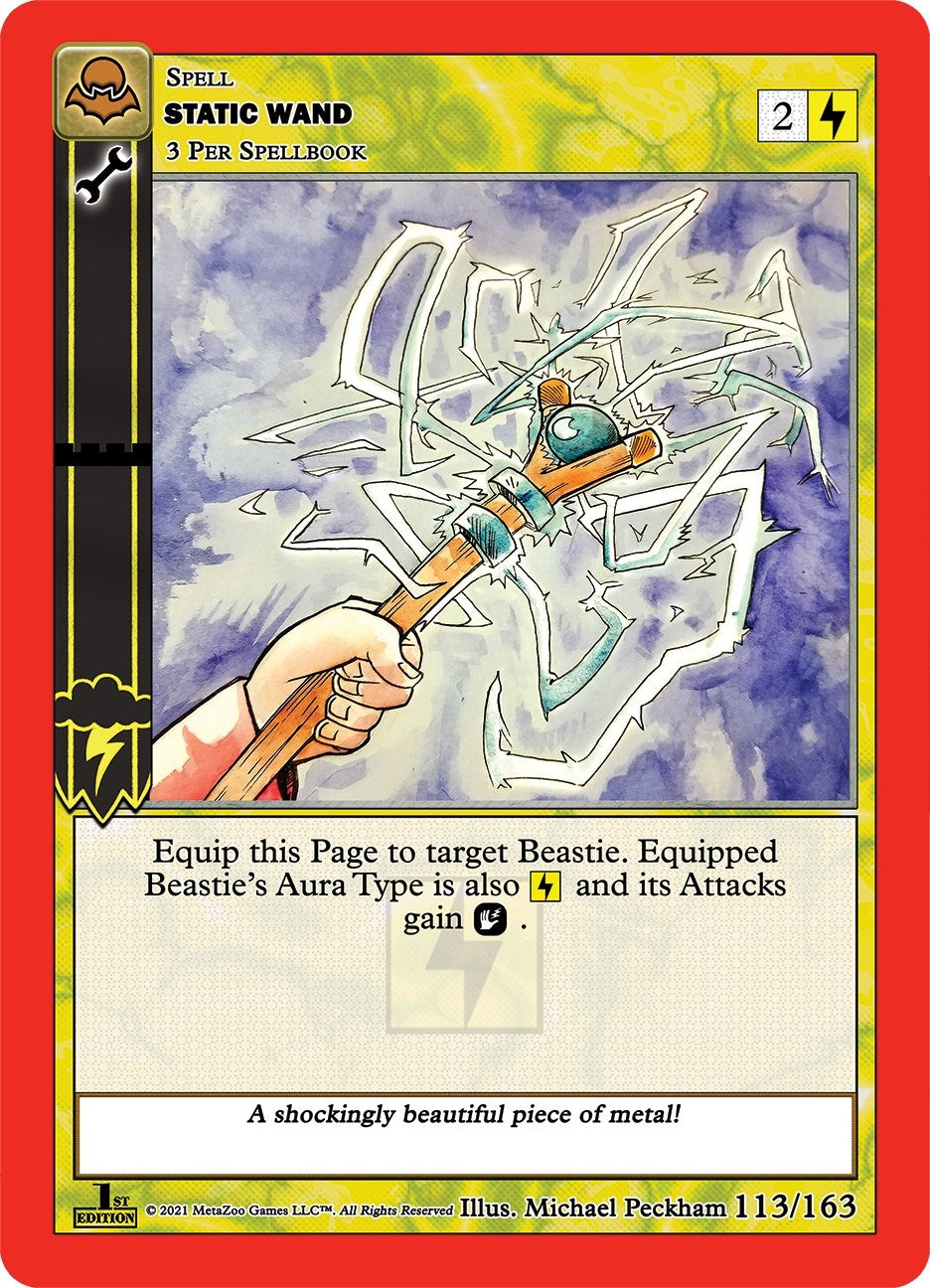 Image for Static Wand (Nightfall: First Edition) (113/163) - MetaZoo