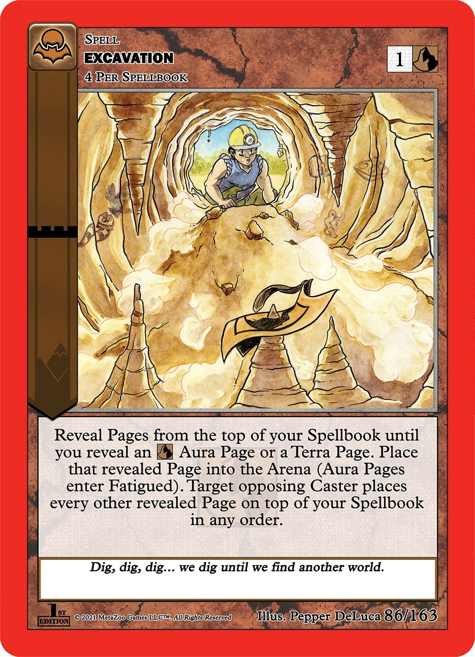 Image for Excavation (Nightfall: First Edition) (86/163) - MetaZoo