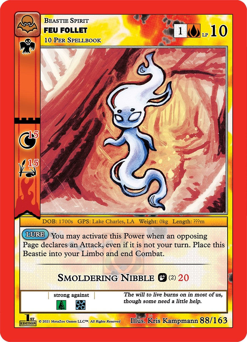 Image for Feu Follet (Nightfall: First Edition) (88/163) - MetaZoo