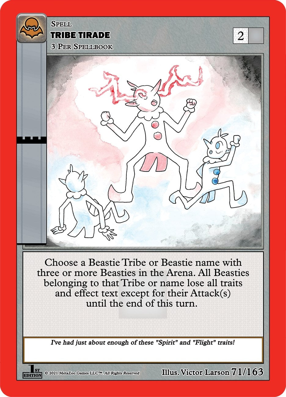 Image for Tribe Tirade (Nightfall: First Edition) (71/163) - MetaZoo