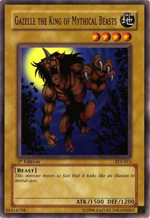 Image for Gazelle the King of Mythical Beasts (Starter Deck: Yugi Evolution) (SYE-013) - YuGiOh