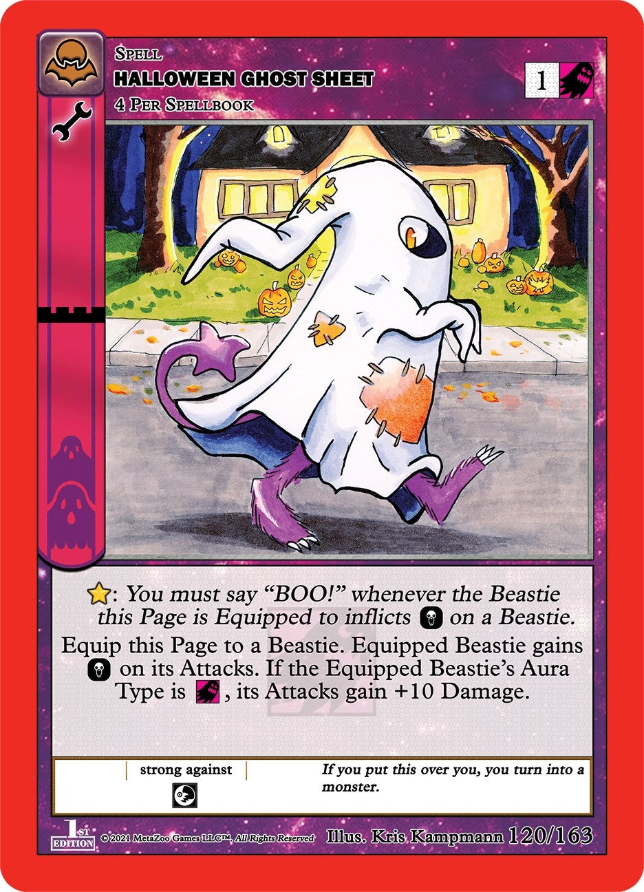Image for Halloween Ghost Sheet (Nightfall: First Edition) (120/163) - MetaZoo