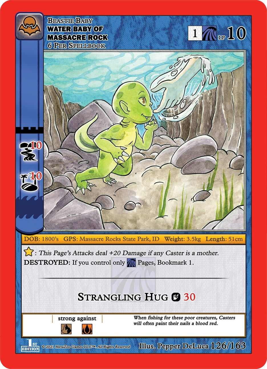 Image for Water Baby Of Massacre Rock (Nightfall: First Edition) (126/163) - MetaZoo
