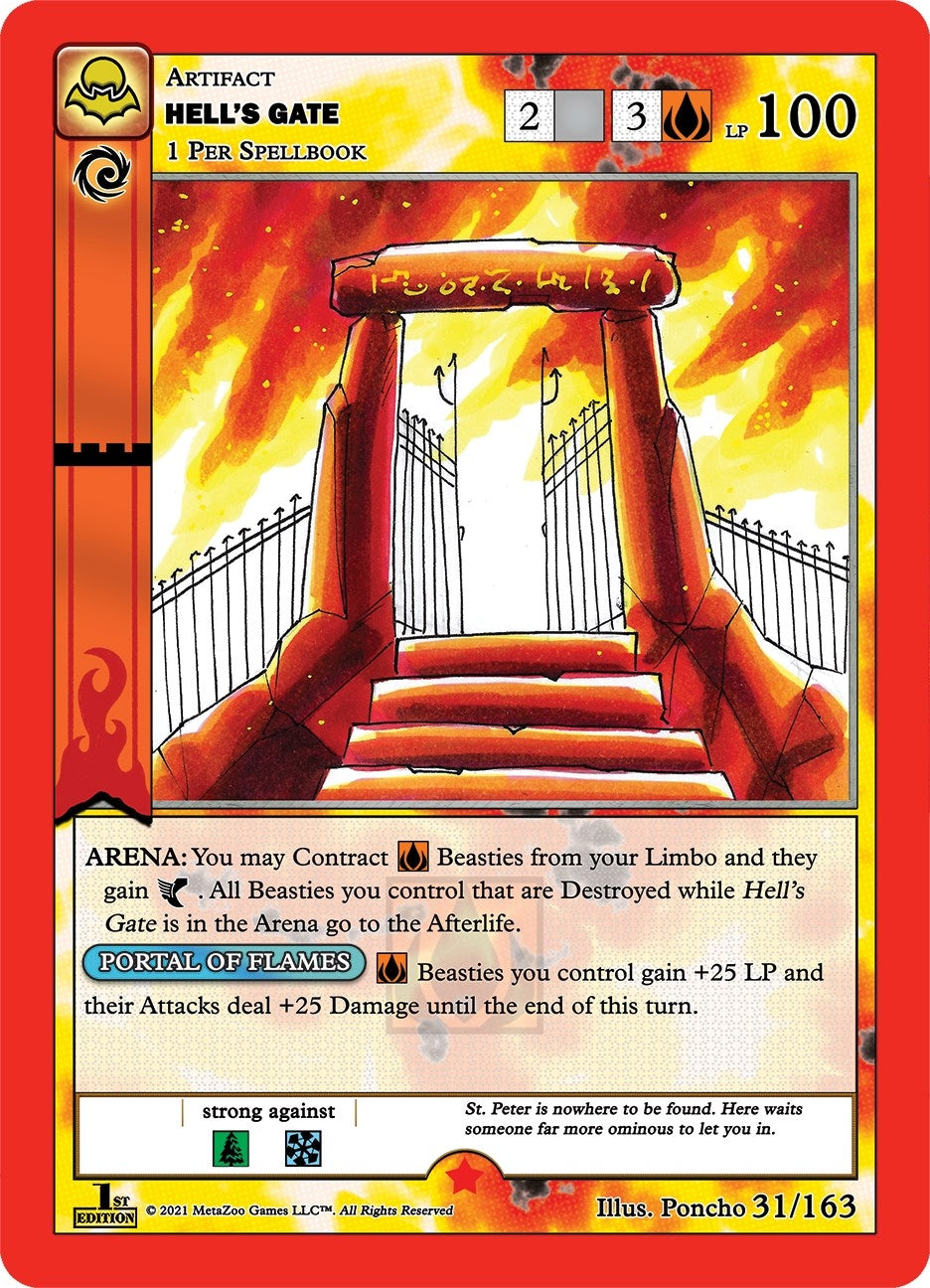 Image for Hell's Gate (Nightfall: First Edition) (31/163) - MetaZoo