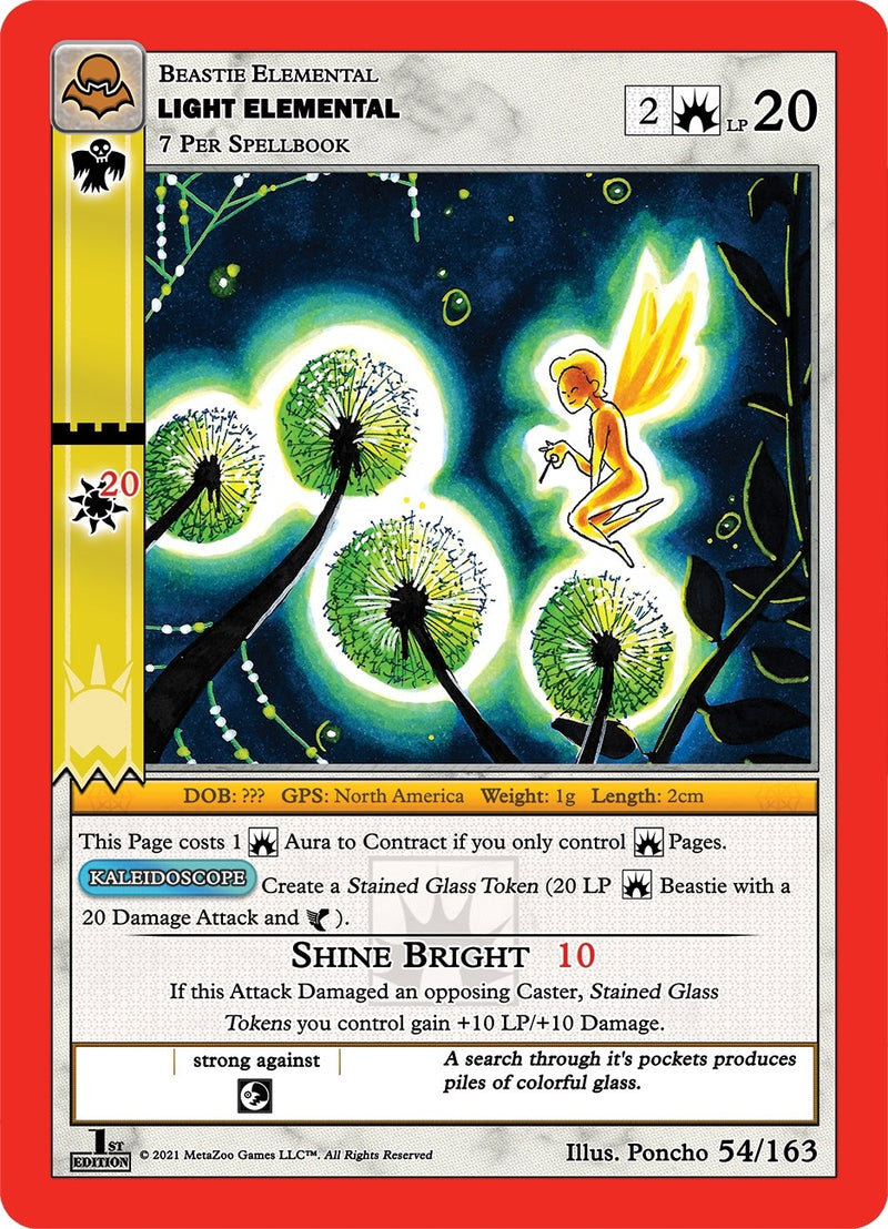 Image for Light Elemental (Nightfall: First Edition) (54/163) - MetaZoo