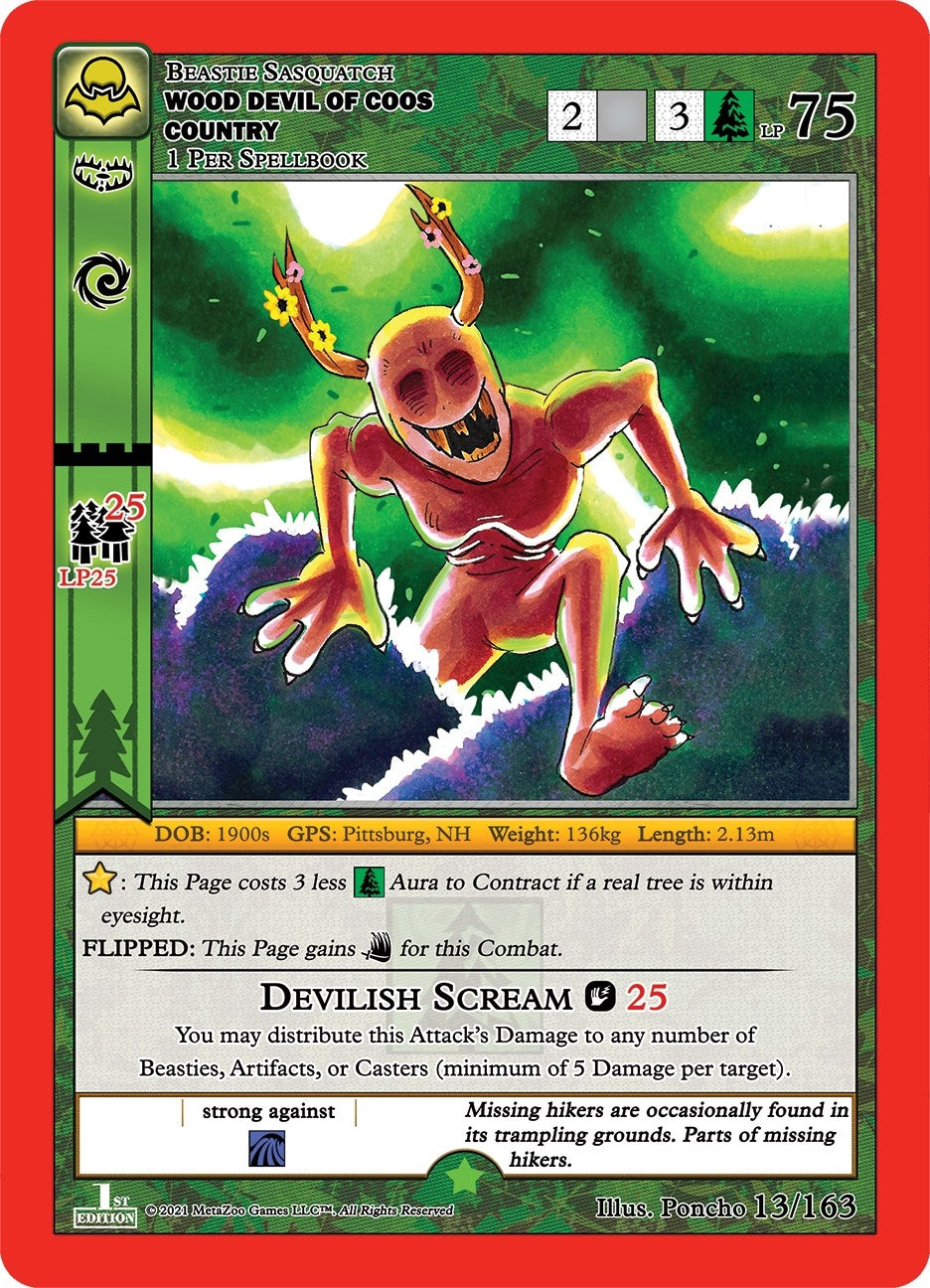 Image for Wood Devil of Coos Country (Nightfall: First Edition) (13/163) - MetaZoo