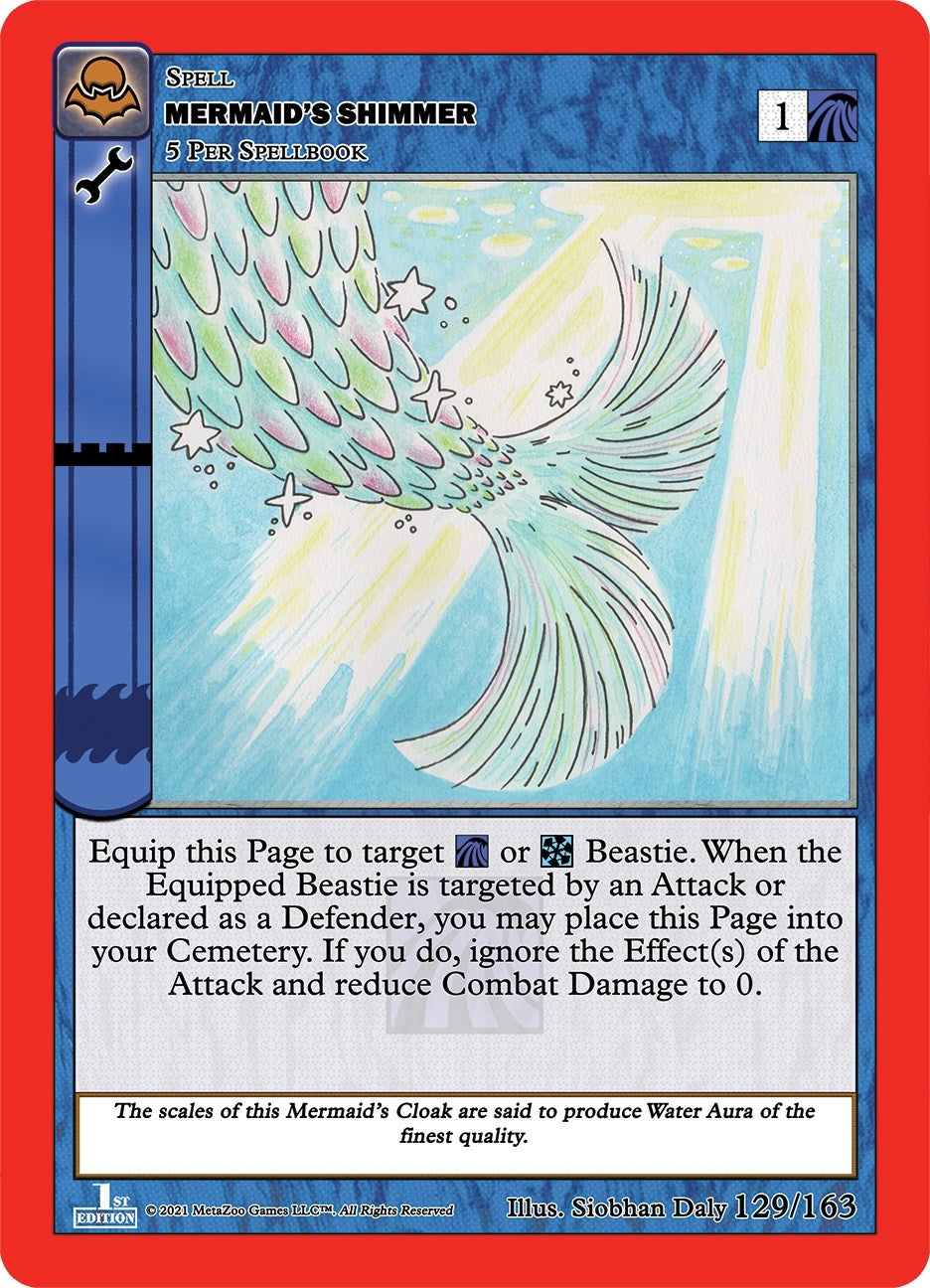Image for Mermaid's Shimmer (Nightfall: First Edition) (129/163) - MetaZoo