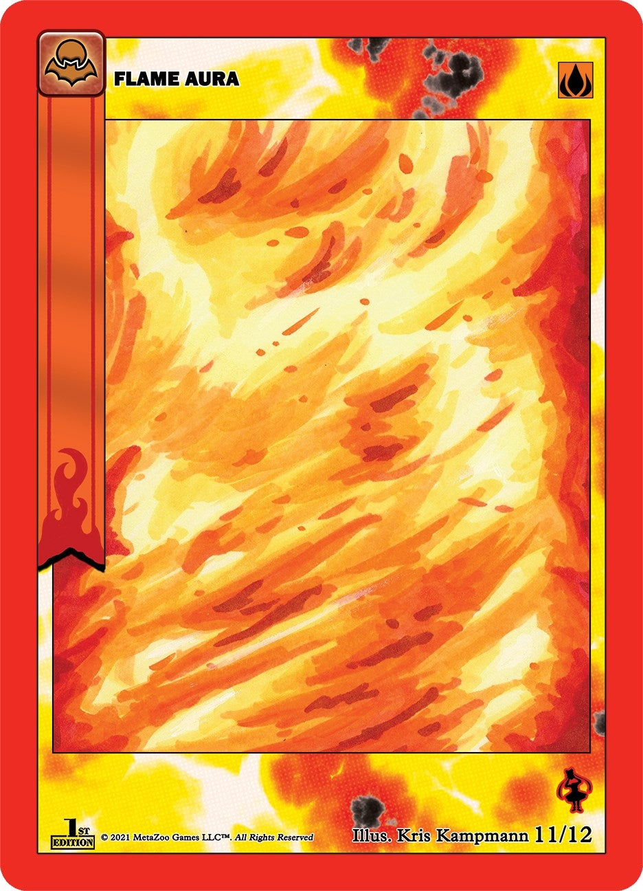 Image for Flame Aura (Nightfall: First Edition Release Event Deck) (11/12) - MetaZoo