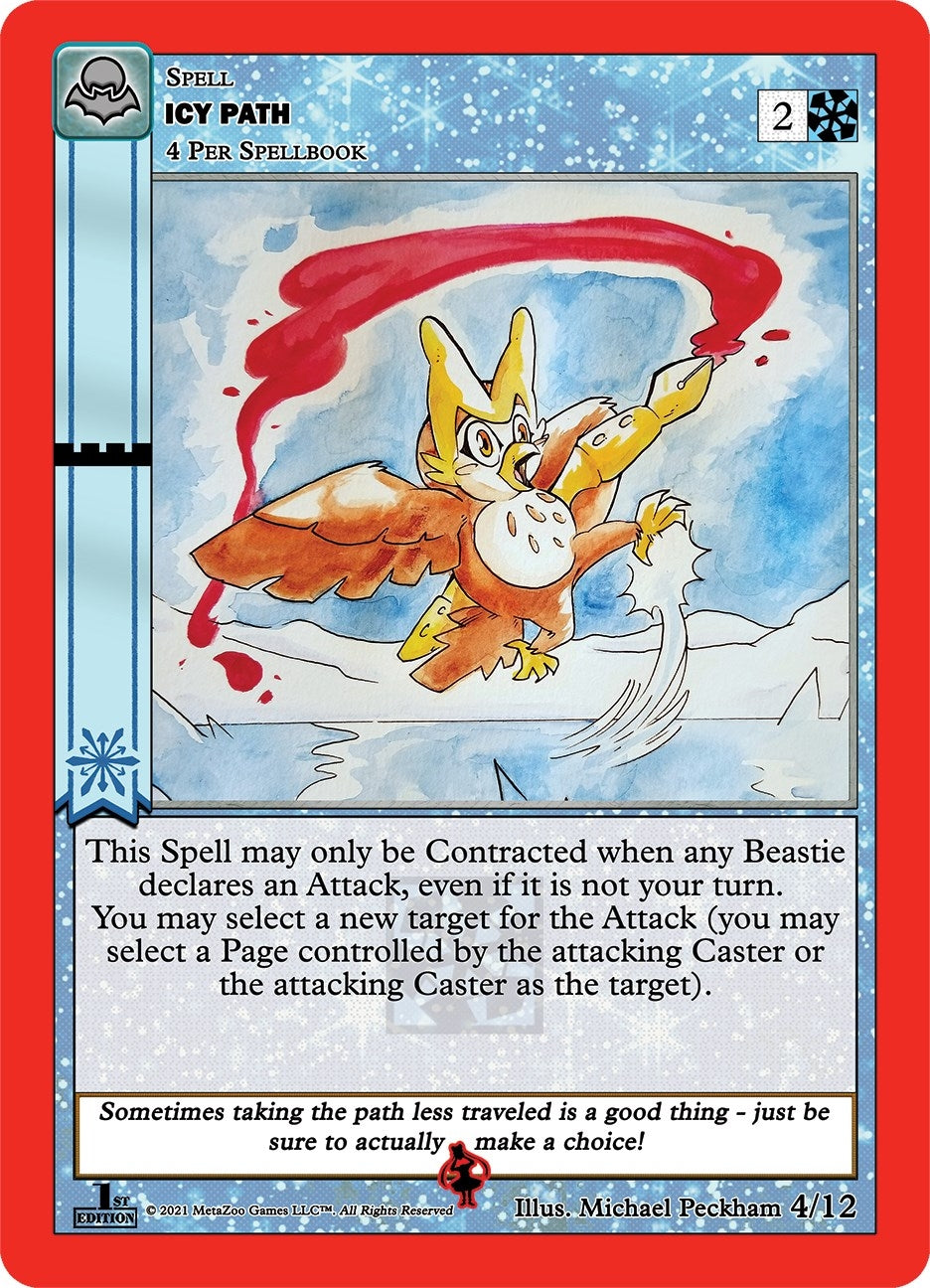 Image for Icy Path (Nightfall: First Edition Release Event Deck) (4/12) - MetaZoo