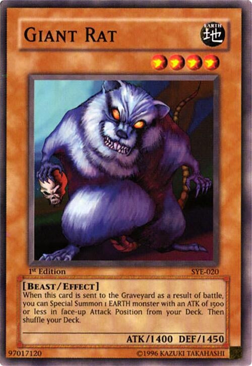 Image for Giant Rat (Starter Deck: Yugi Evolution) (SYE-020) - YuGiOh
