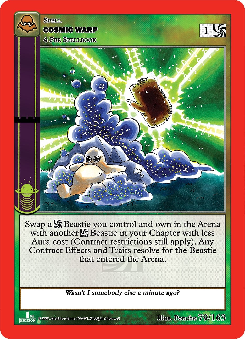 Image for Cosmic Warp (Nightfall: First Edition) (79/163) - MetaZoo
