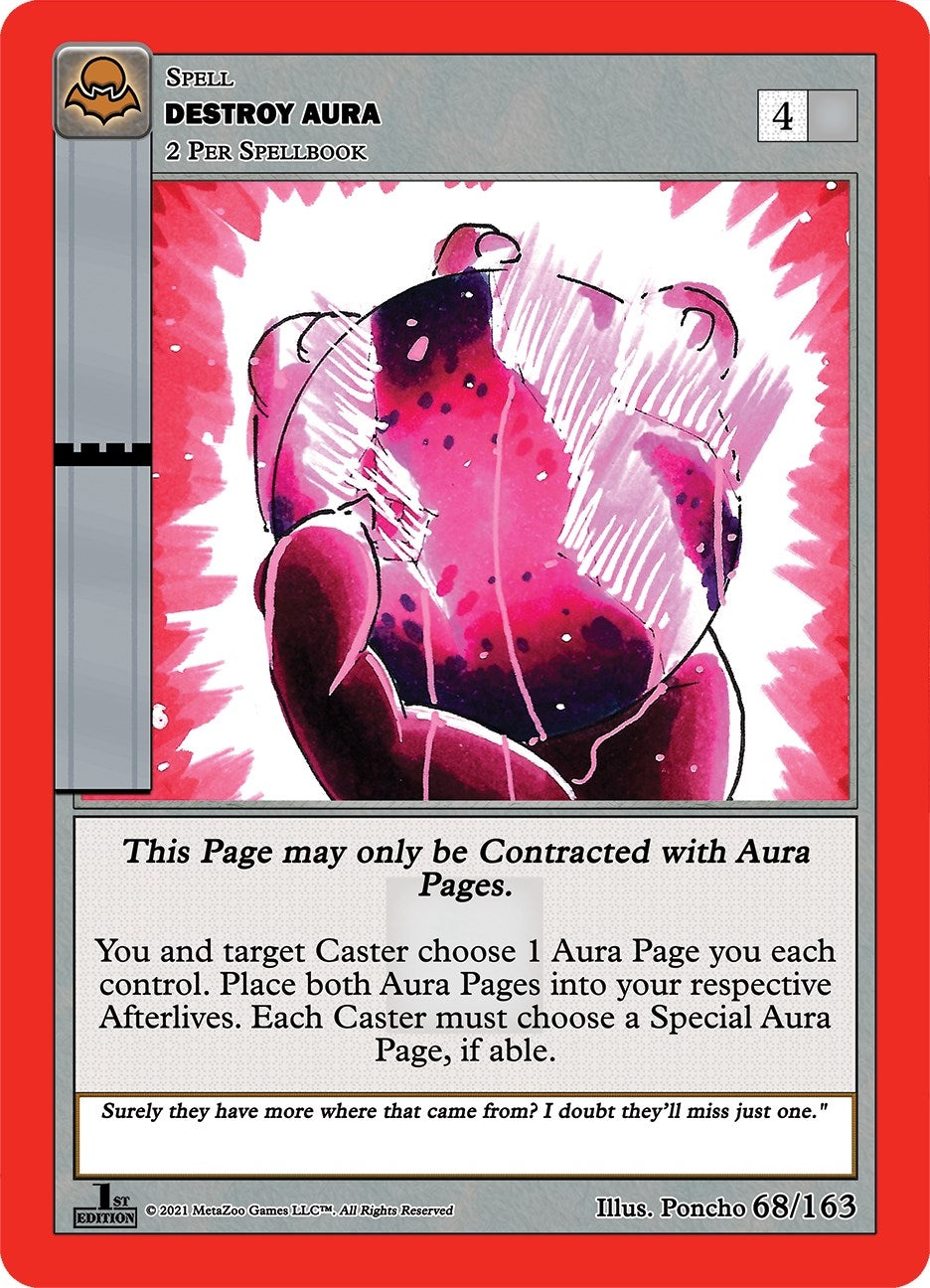 Image for Destroy Aura (Nightfall: First Edition) (68/163) - MetaZoo