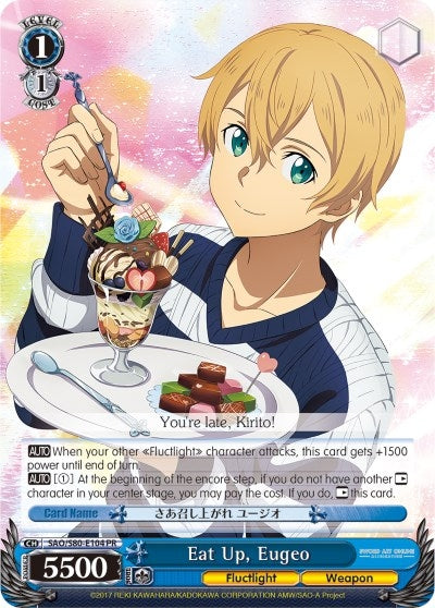 Image for Eat Up, Eugeo (Sword Art Online -Alicization- Vol.2) (SAO/S80-E104 PR) - Weiss Schwarz