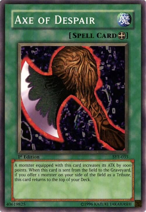 Image for Axe of Despair (Starter Deck: Yugi Evolution) (SYE-035) - YuGiOh