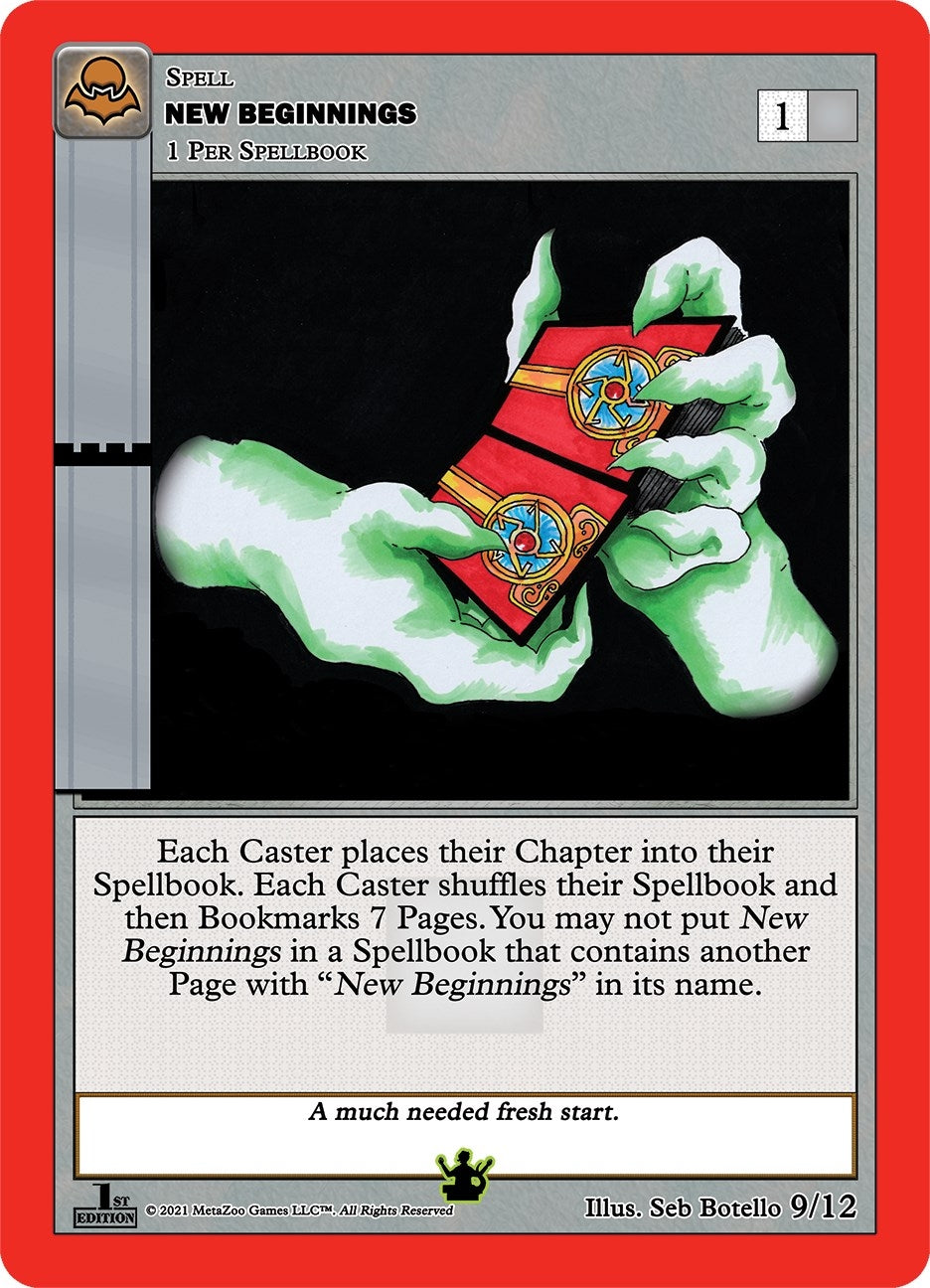 Image for New Beginnings (Cosmic Cult) (Nightfall: First Edition Tribal Theme Decks) (9/12) - MetaZoo