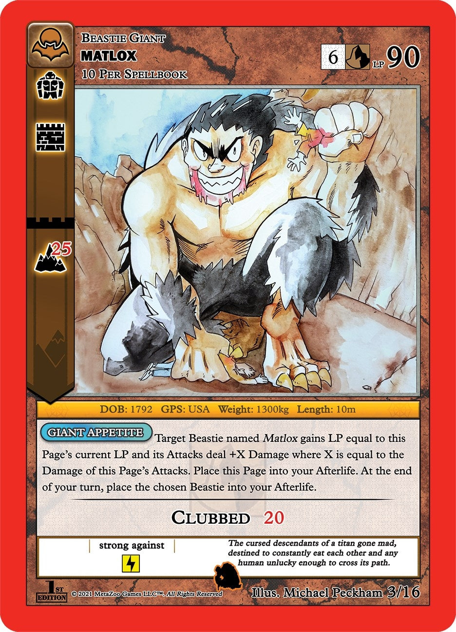 Image for Matlox (Nightfall: First Edition Tribal Theme Decks) (3/16) - MetaZoo