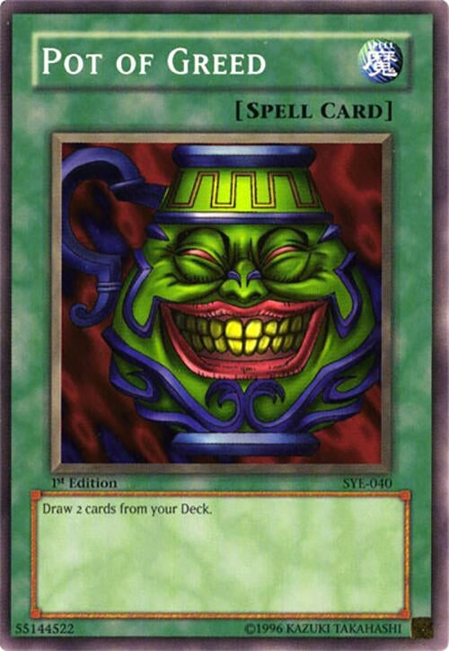 Image for Pot of Greed (Starter Deck: Yugi Evolution) (SYE-040) - YuGiOh