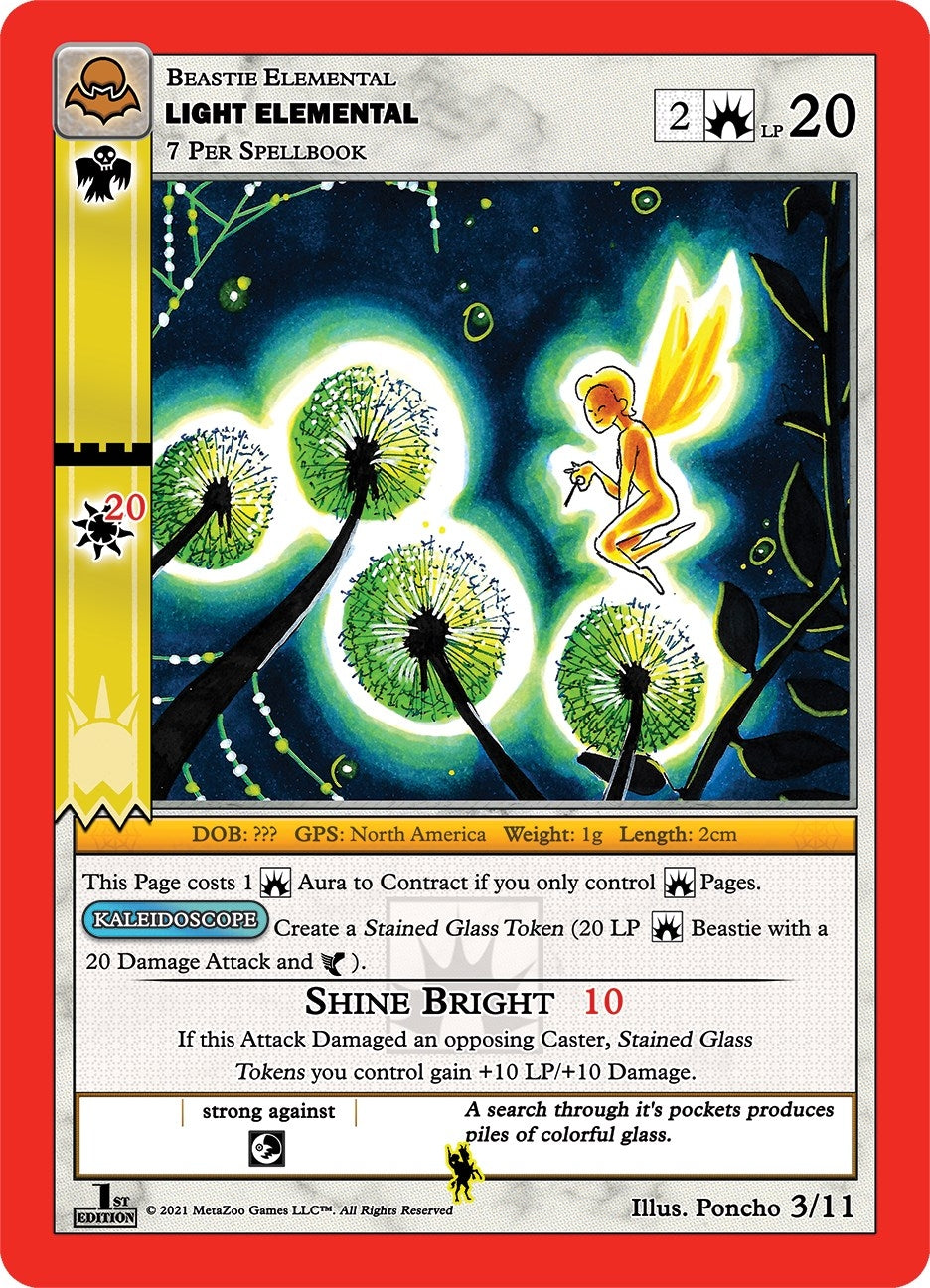 Image for Light Elemental (Nightfall: First Edition Tribal Theme Decks) (3/11) - MetaZoo