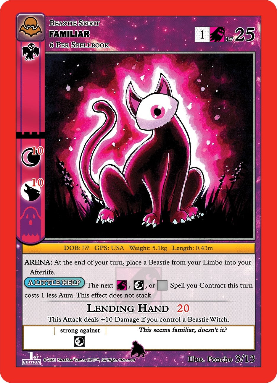 Image for Familiar (Nightfall: First Edition Tribal Theme Decks) (3/13) - MetaZoo