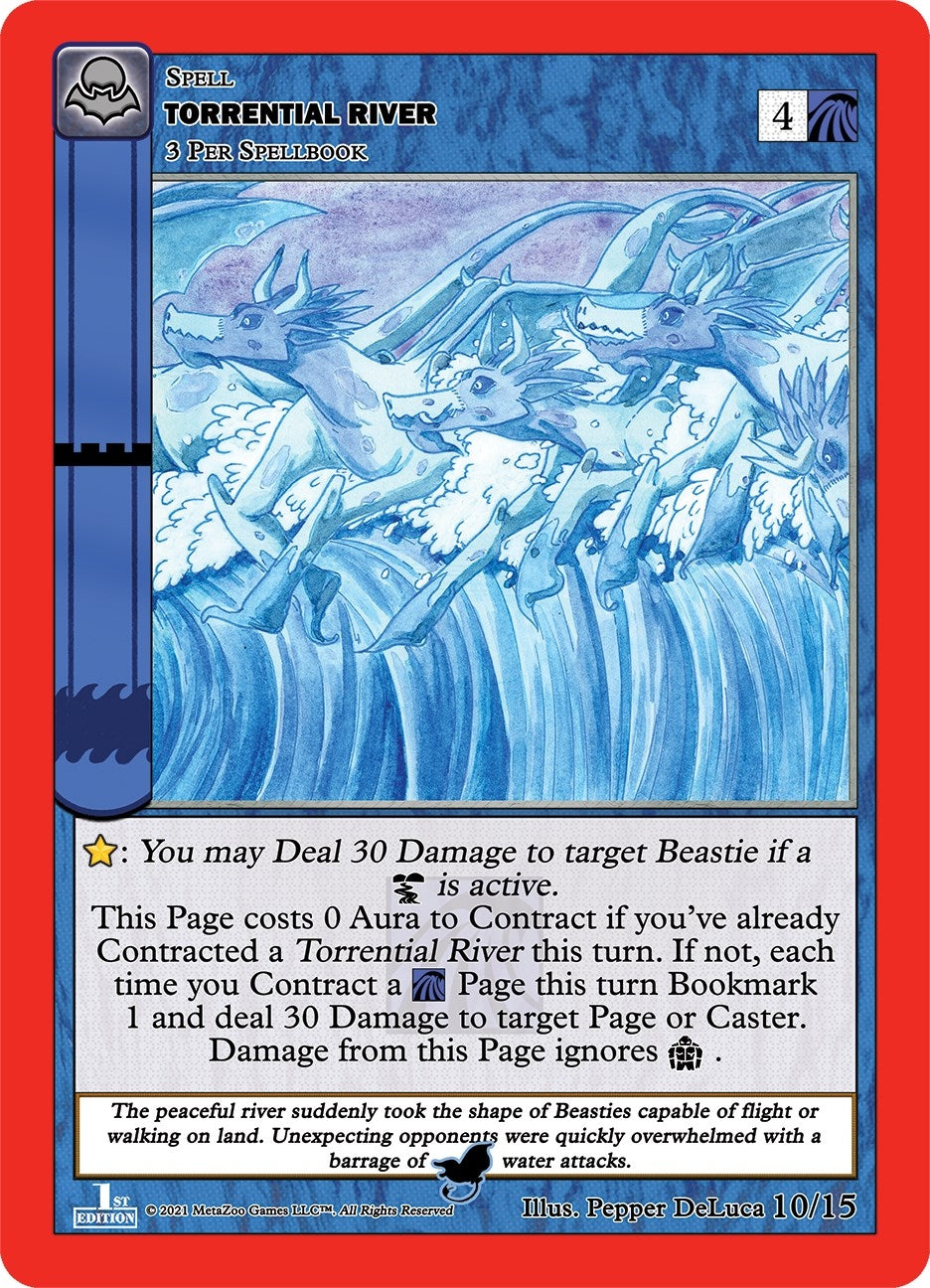 Image for Torrential River (Nightfall: First Edition Tribal Theme Decks) (10/15) - MetaZoo