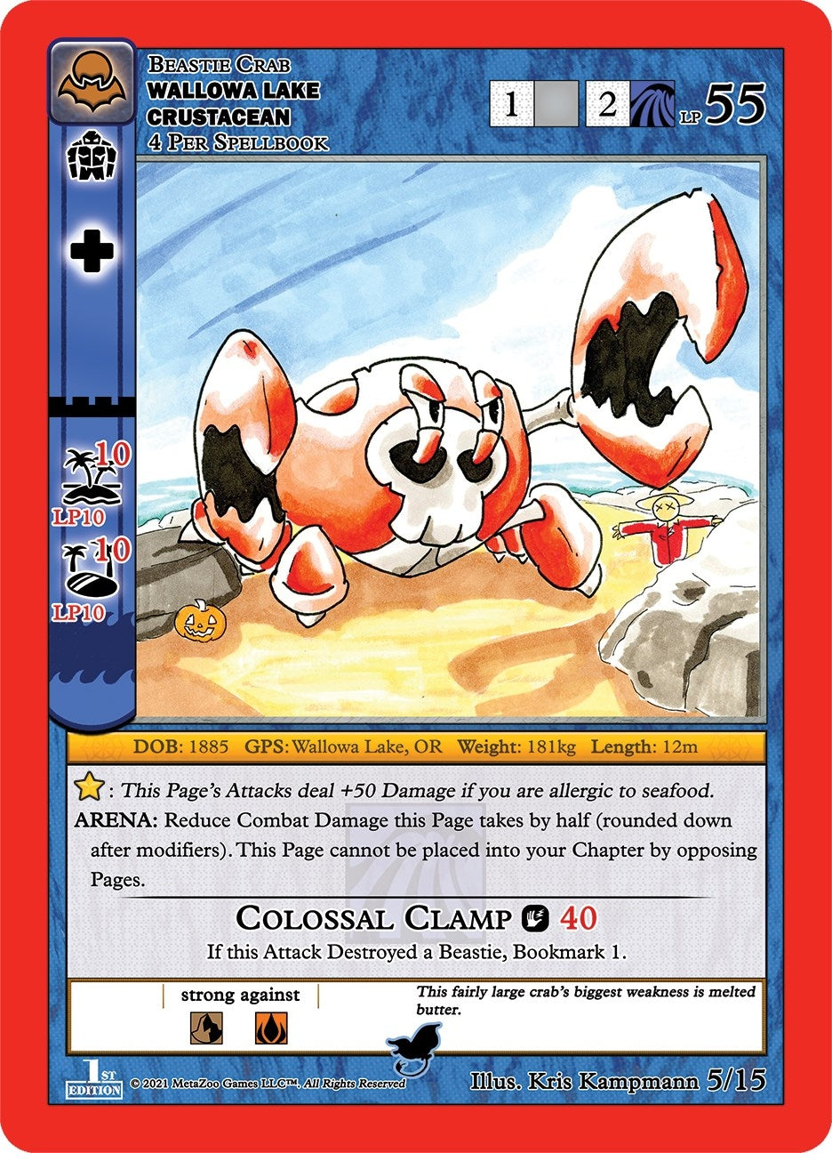 Image for Wallowa Lake Crustacean (Nightfall: First Edition Tribal Theme Decks) (5/15) - MetaZoo