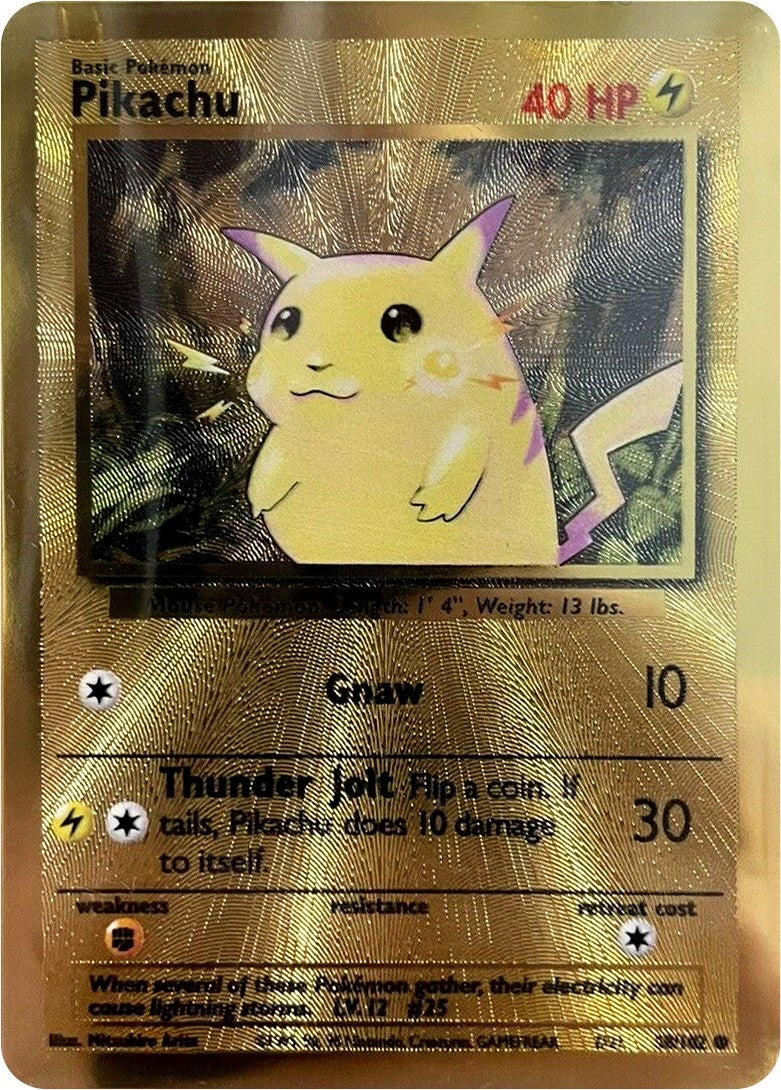 Image for Pikachu - 58/102 (Celebrations Metal Card) (Miscellaneous Cards & Products) (058/102) - Pokemon