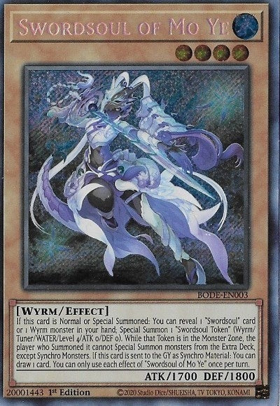 Image for Swordsoul of Mo Ye (Burst of Destiny) (BODE-EN003) - YuGiOh