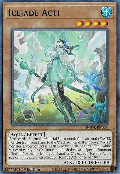 Image for Icejade Acti (Burst of Destiny) (BODE-EN008) - YuGiOh