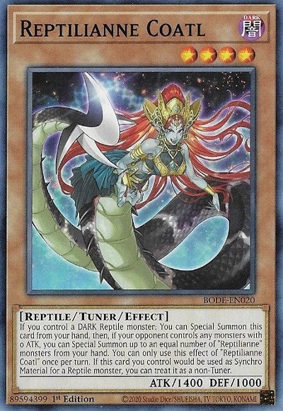 Image for Reptilianne Coatl (Burst of Destiny) (BODE-EN020) - YuGiOh