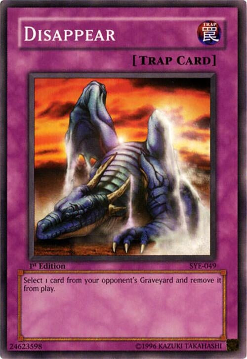 Image for Disappear (Starter Deck: Yugi Evolution) (SYE-049) - YuGiOh