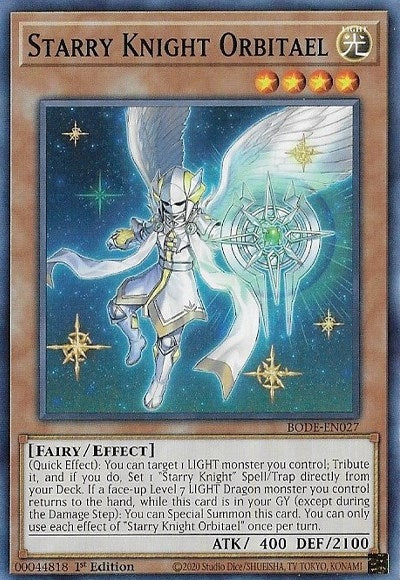 Image for Starry Knight Orbitael (Burst of Destiny) (BODE-EN027) - YuGiOh