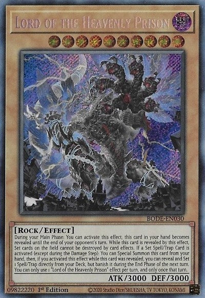 Image for Lord of the Heavenly Prison (Burst of Destiny) (BODE-EN030) - YuGiOh