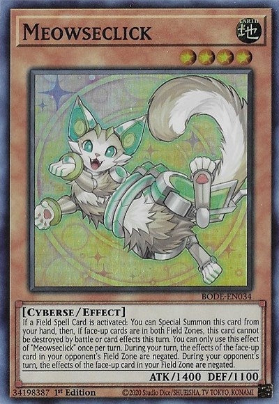 Image for Meowseclick (Burst of Destiny) (BODE-EN034) - YuGiOh