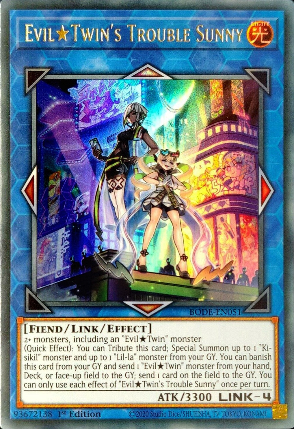 Image for Evil Twin's Trouble Sunny (Burst of Destiny) (BODE-EN051) - YuGiOh