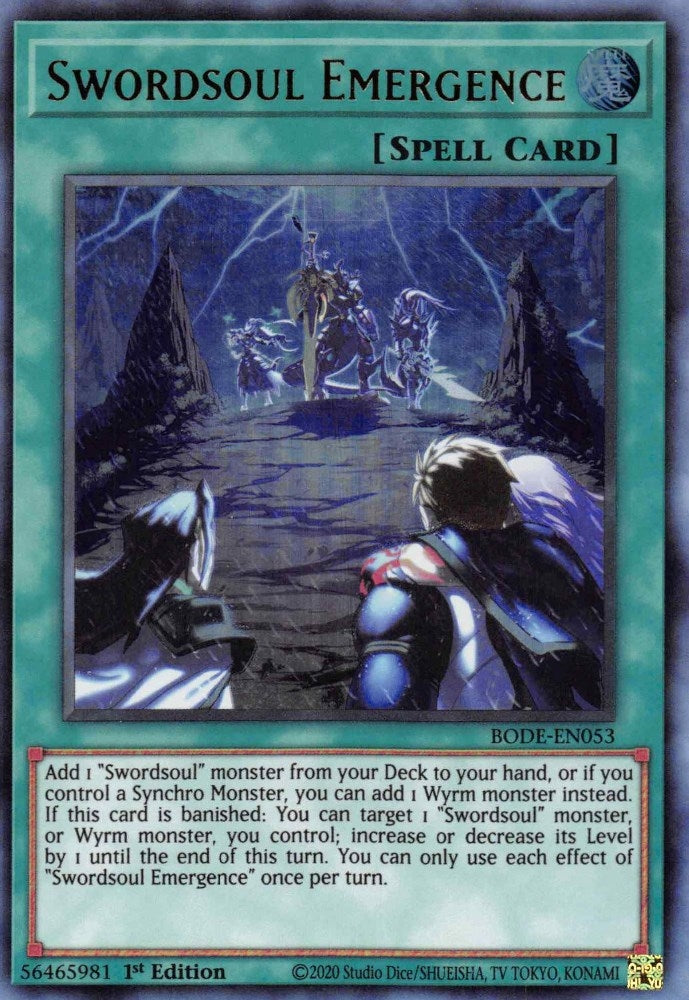 Image for Swordsoul Emergence (Burst of Destiny) (BODE-EN053) - YuGiOh