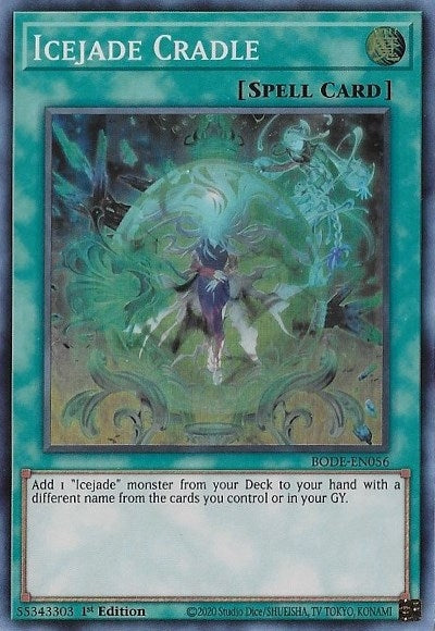 Image for Icejade Cradle (Burst of Destiny) (BODE-EN056) - YuGiOh