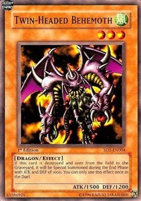Image for Twin-Headed Behemoth (Structure Deck: Dragon's Roar) (SD1-EN004) - YuGiOh